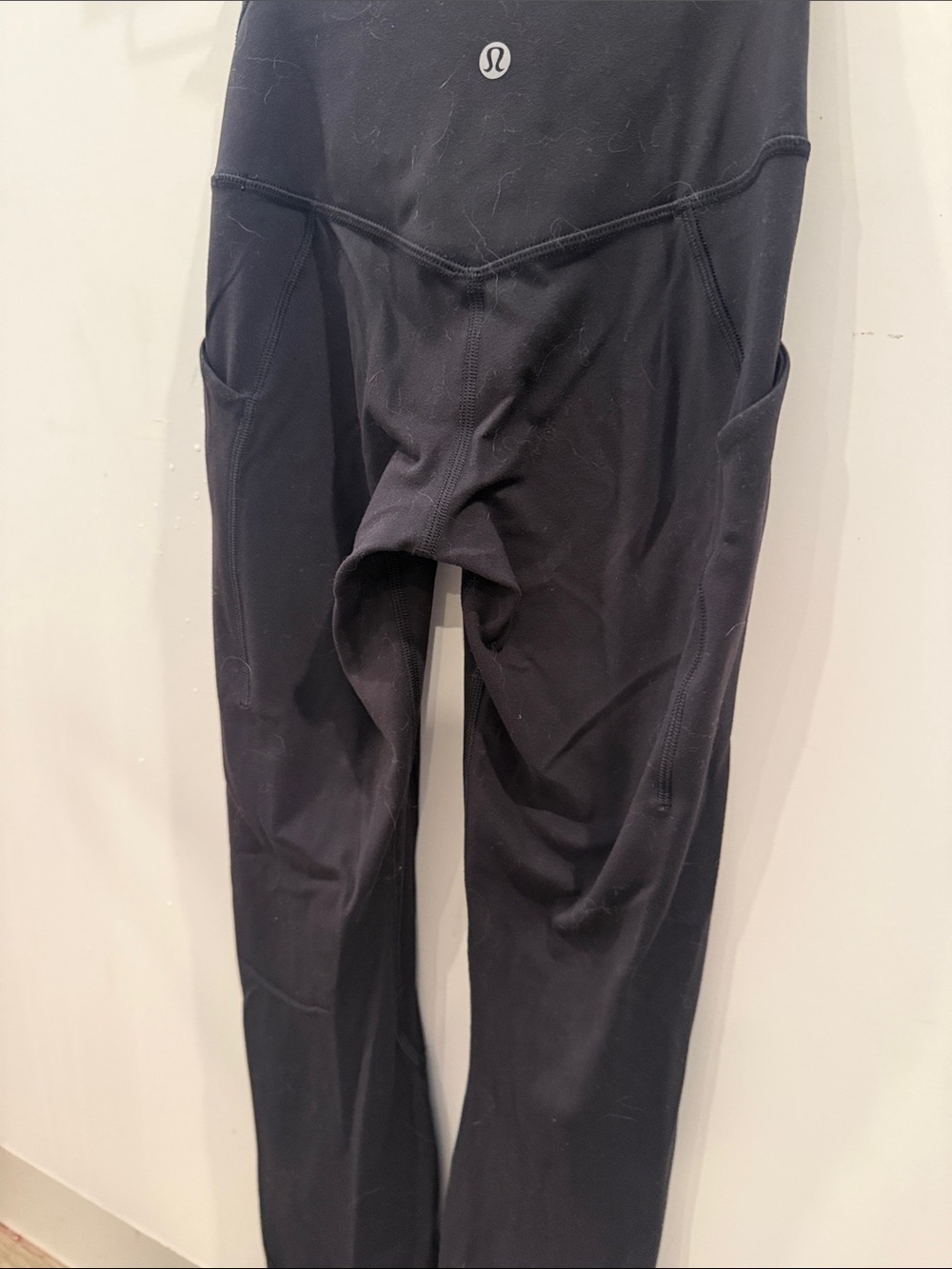 lululemon athletica Black High-Rise Leggings with Side Pockets